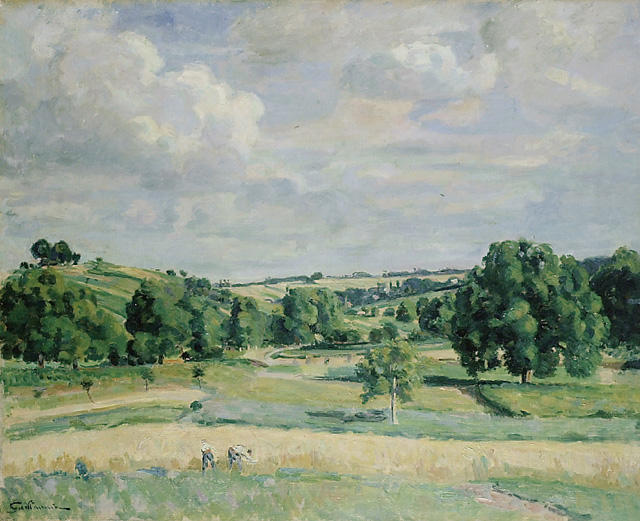 Landscape. Harvest-time In The Somme Valley — Ferdinand Guillaumin