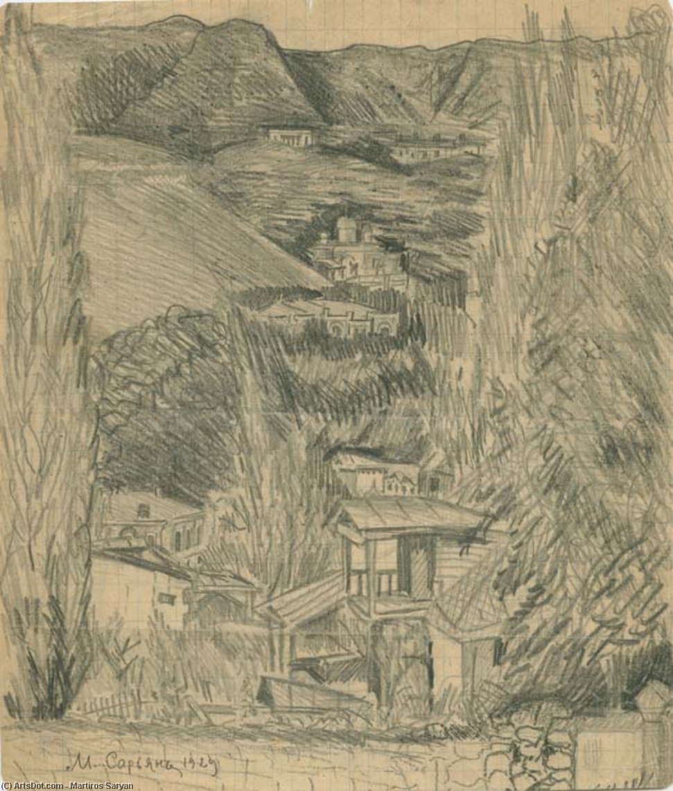 Landscape With Mountains — Мартирос Сарян