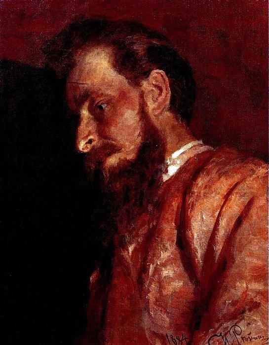 Portrait Of V.k. Menk — Ilya Yefimovich Repin