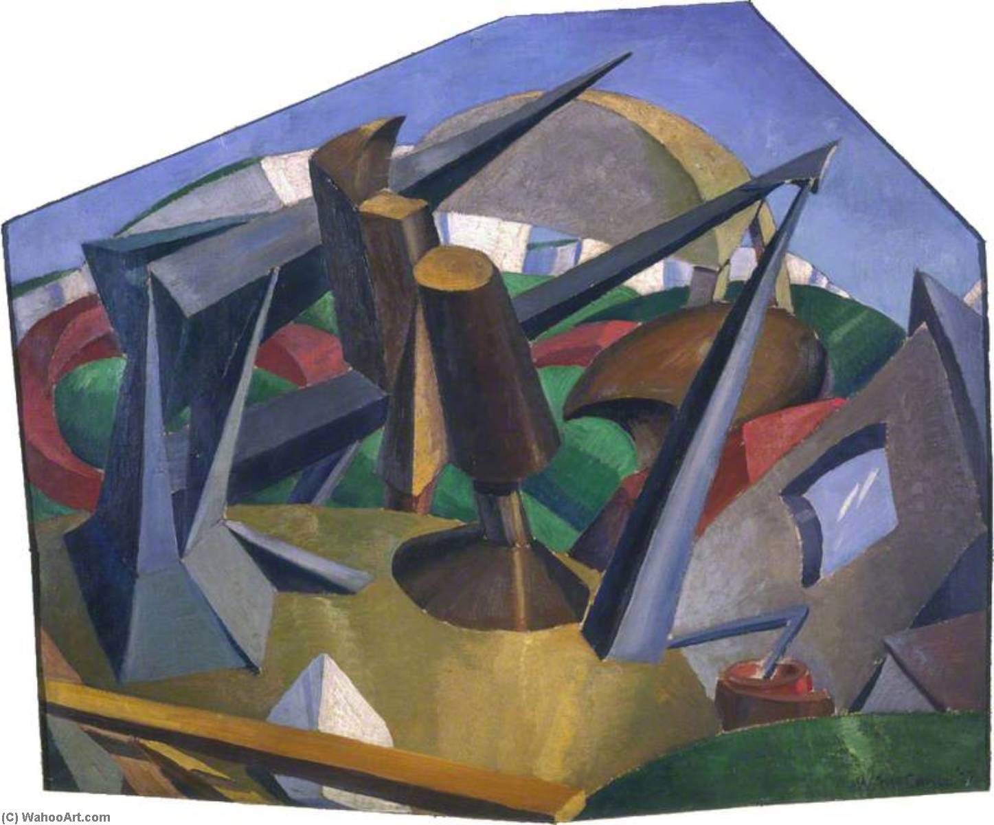 Heavy Structures In A Landscape Setting — William Mccance