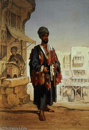 The Slipper Seller, From 'souvenir Of Cairo' — Amadeo Preziosi