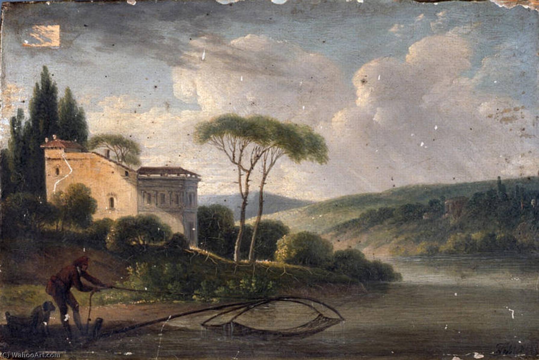 Paysage D'italie — Jean François Sablet