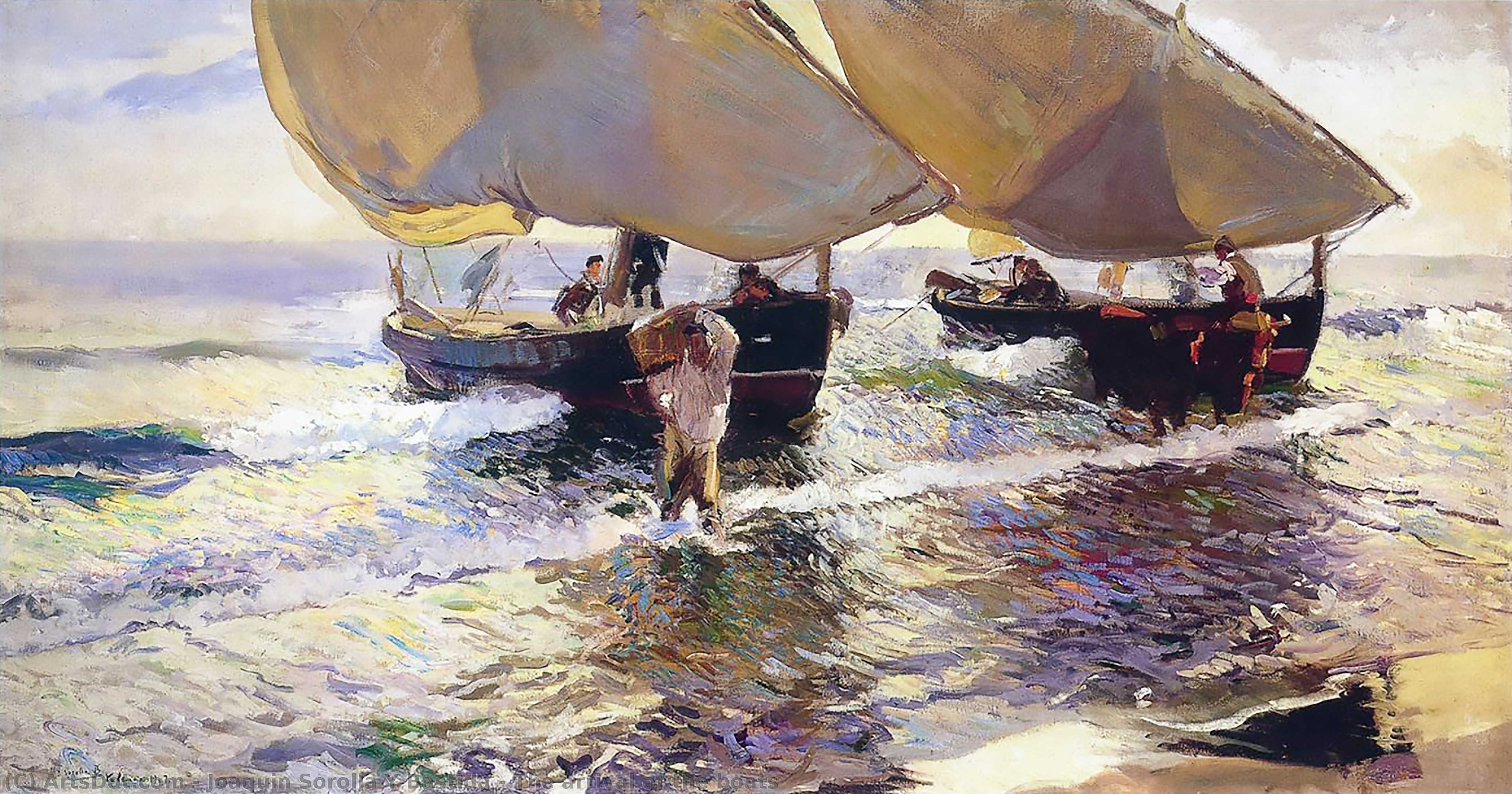 The Arrival Of The Boats — Joaquín Sorolla Y Bastida