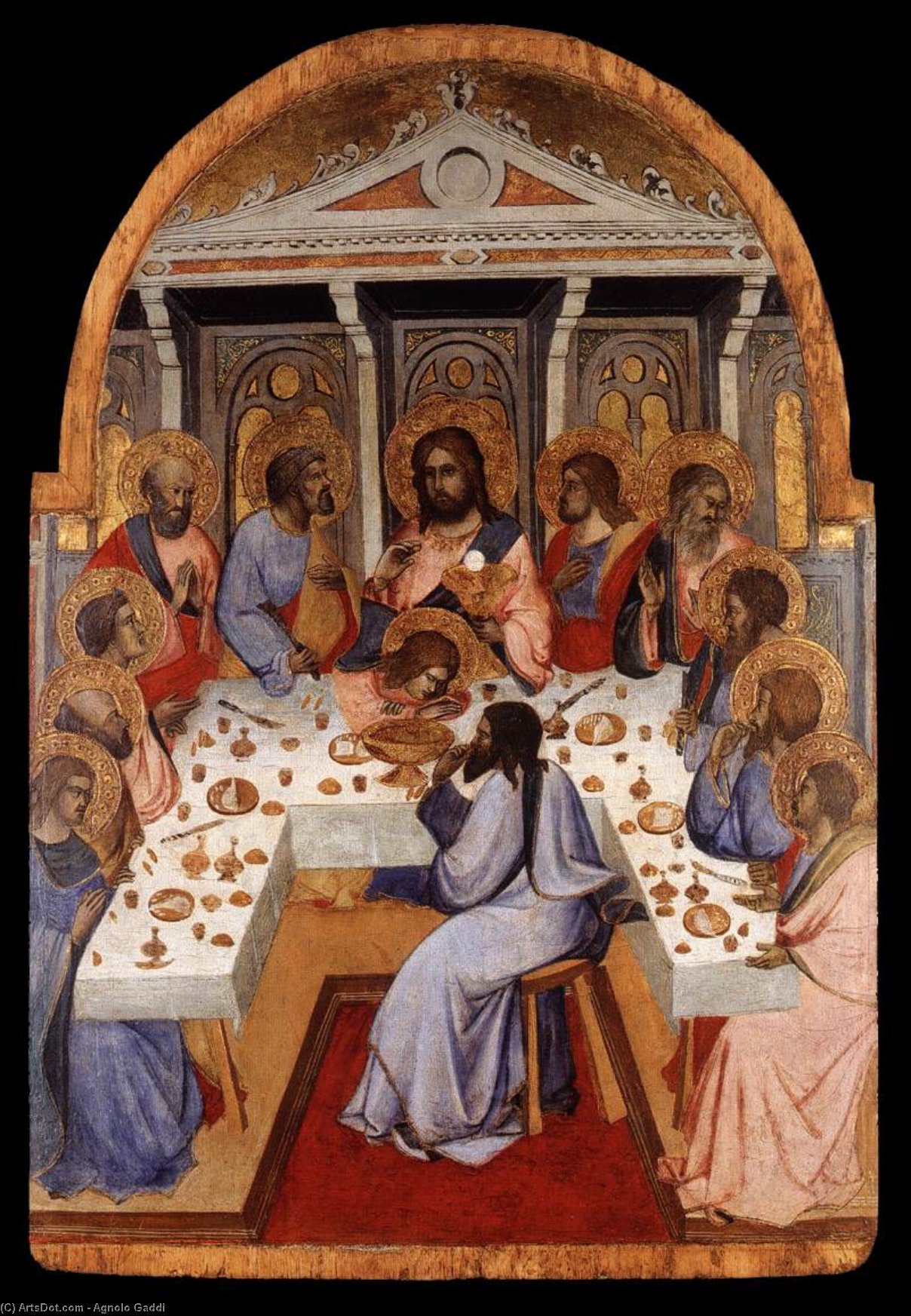 La Última Cena — Agnolo Gaddi