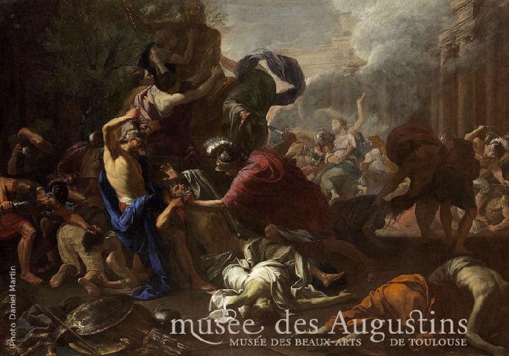 Enlèvement Des Sabines — Antoine Rivalz