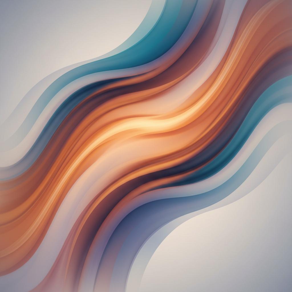 Ethereal Flux: The Convergence Of Ochre And Azure — Claire Lemoine