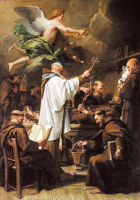 The Death Of St Francis — Jean Baptiste Jouvenet