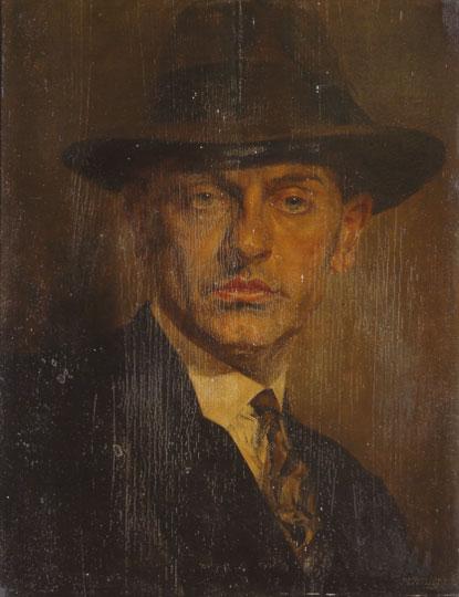 Self Portrait — Bertalan Karlovszky