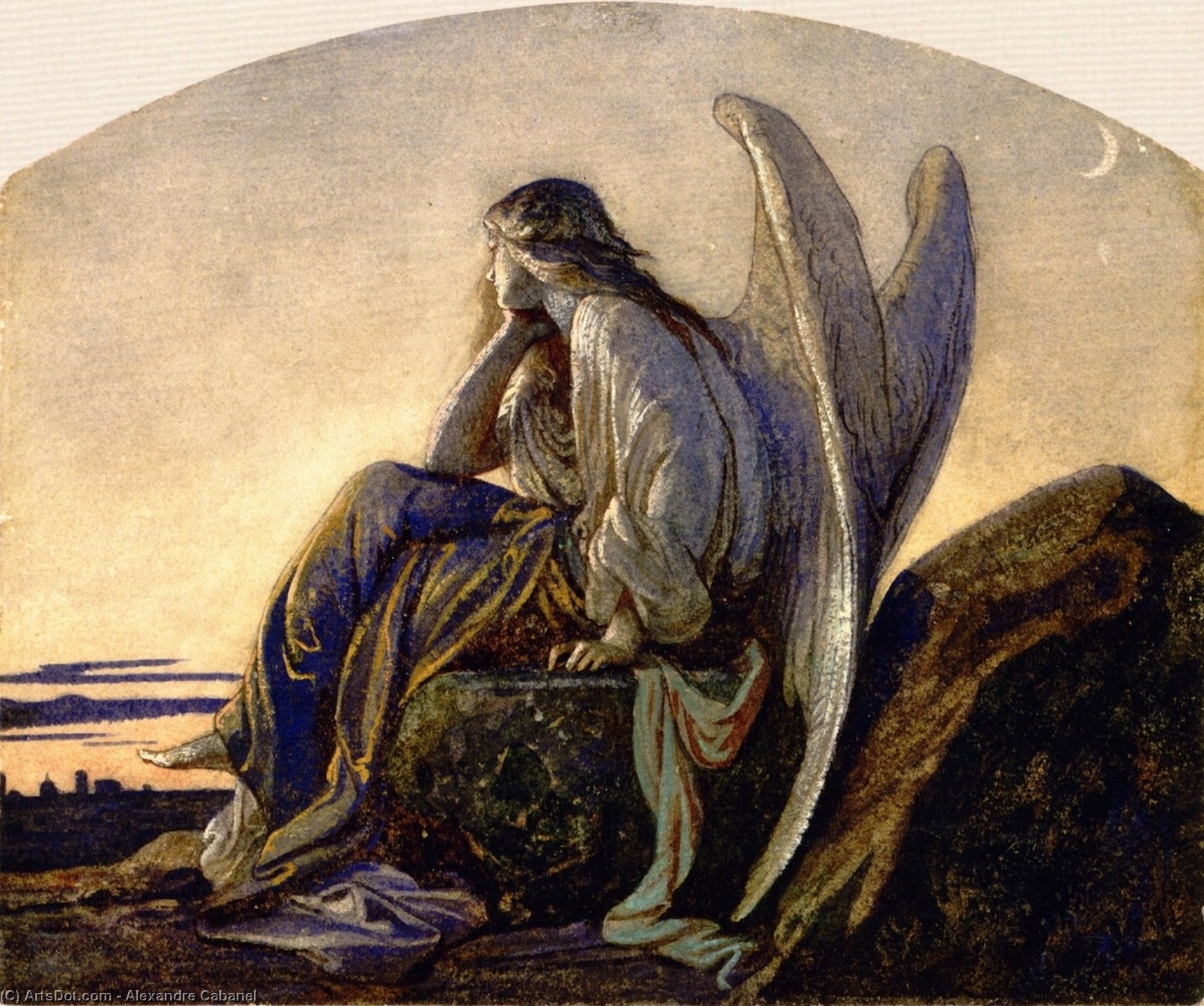 The Evening Angel — Александр Кабанель