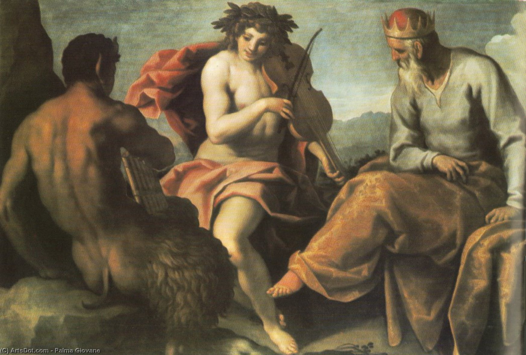 Apollo And Marsyas, Herzog Anton U (134 X 195 Cm) — Jacopo Palma Il Giovane
