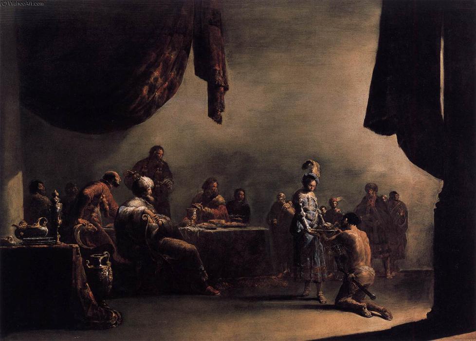 Salome Presented With The Head Of St John The Baptist — Leonaert Bramer