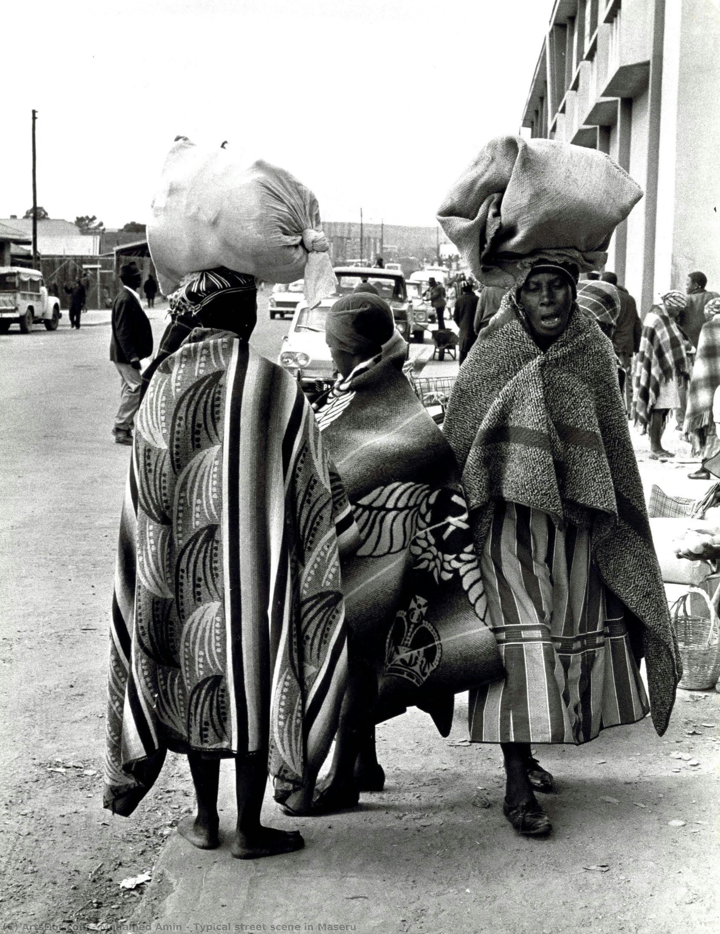 Typical Street Scene In Maseru — Mohamed Amin