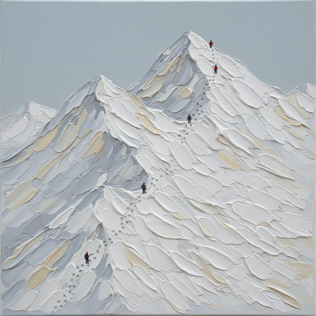 Karmesinrote Echos Inmitten Der Monumentalen Stille Skulptierter Alpengipfel — David Moreau