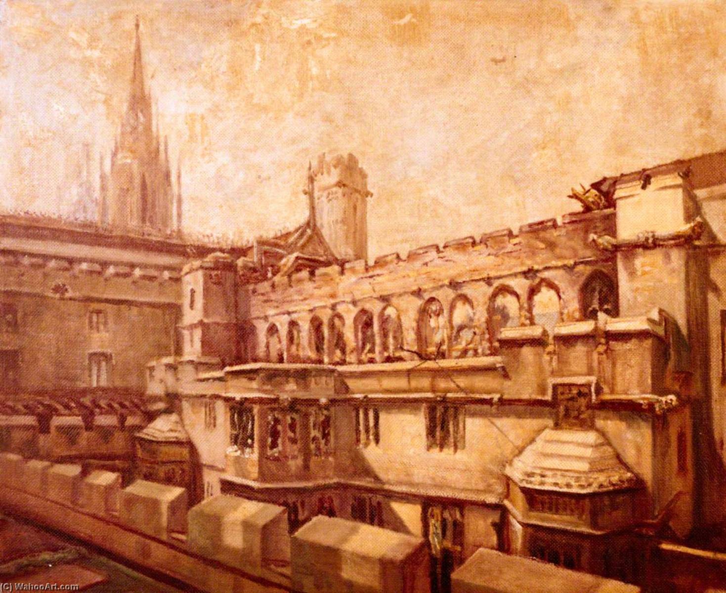 Houses Of Parliament, East Side Of The Debating Chamber, View From The Roofs — William John Macleod