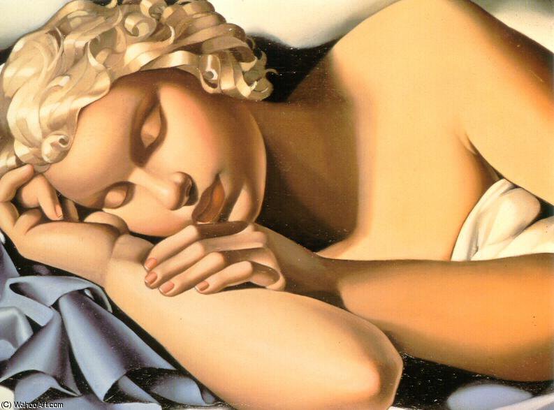 Kizette Sleeping — Тамара Де Лемпицка
