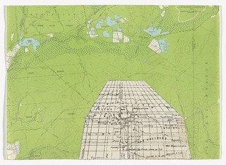 Ruin Of Map Of Hipparchus (100 B.c.) In Oswego Lake Quadrangle (1954 55) — Robert Smithson