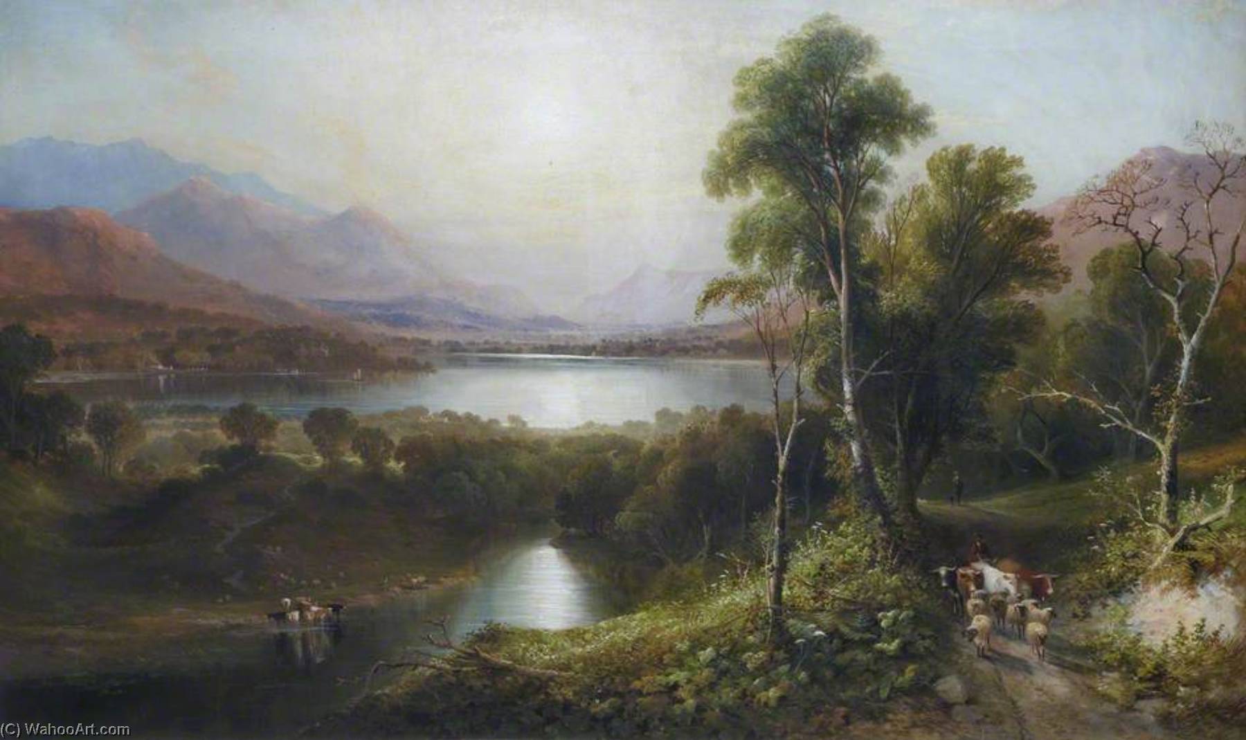 Sunrise On Loch Tay — Joseph Wrightson Macintyre