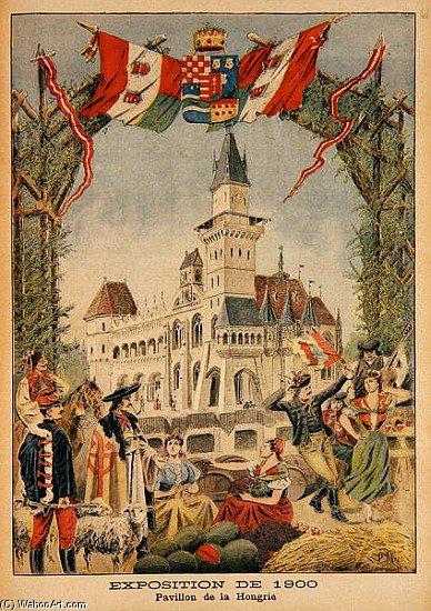 The Hungarian Pavilion At The Universal Exhibition — Fortune Louis Meaulle