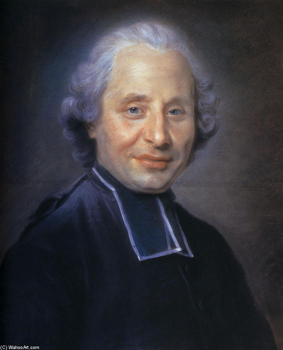 Portrait Of Abbot — Maurice Quentin De La Tour