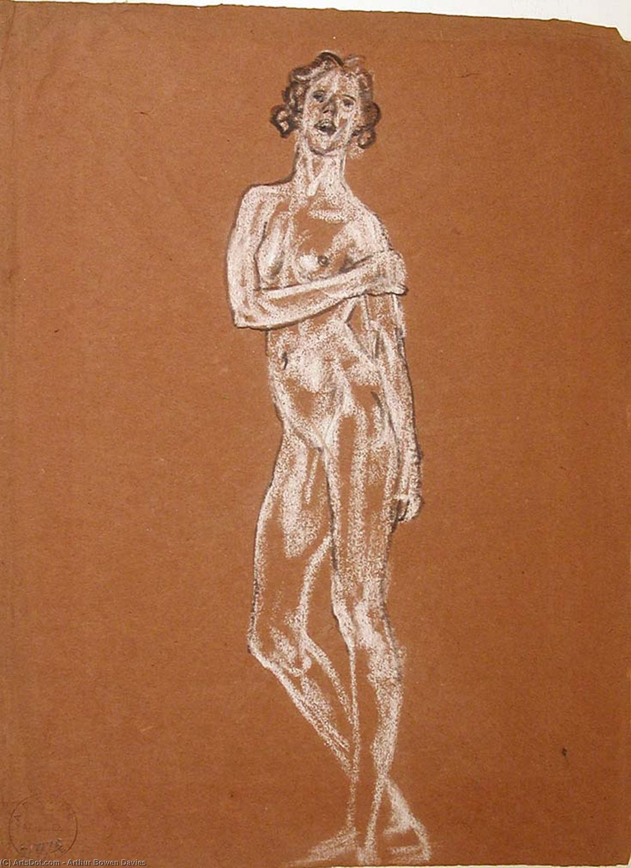 Standing Female Nude — アーサー・b・デイヴィス