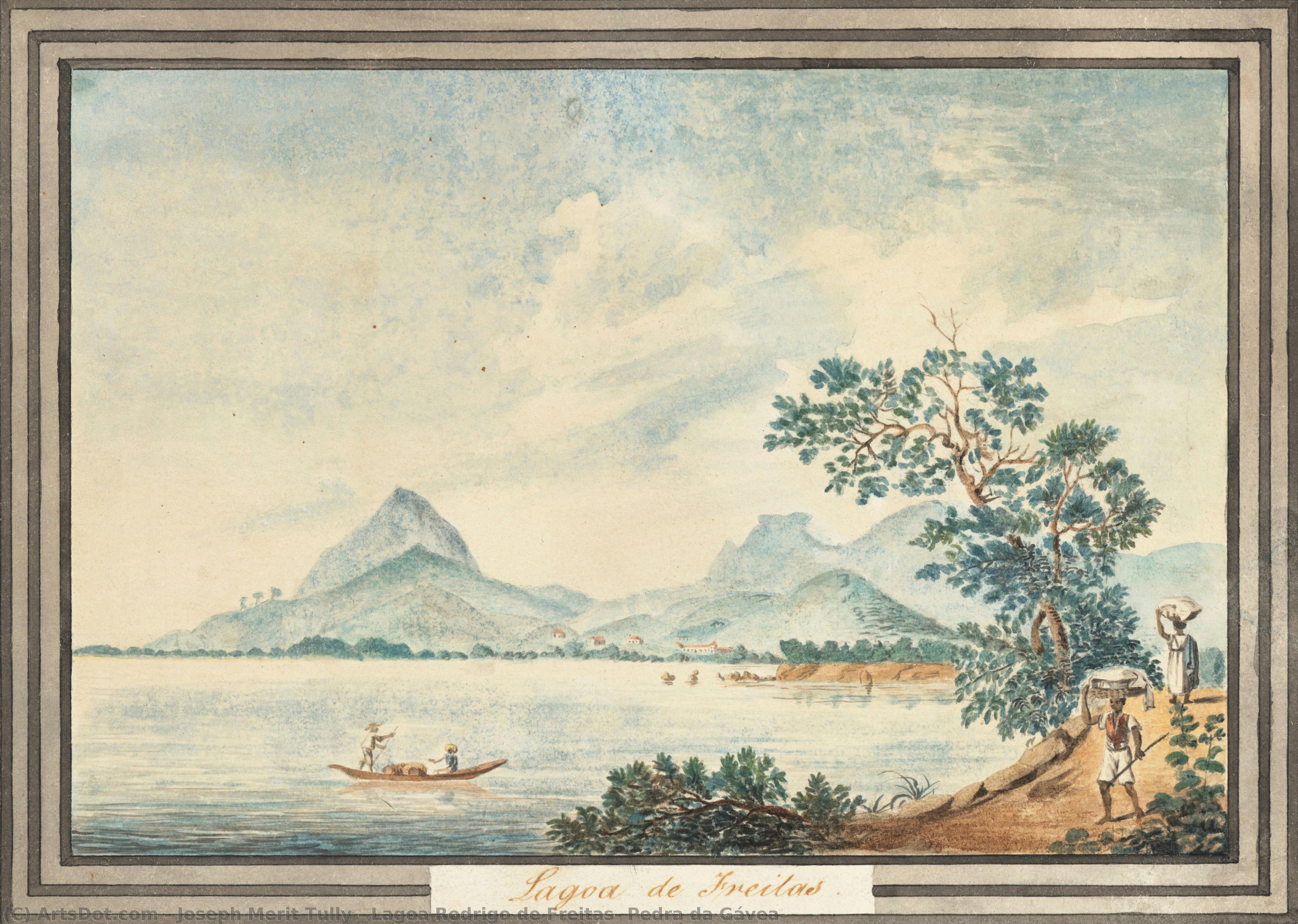 Lagoa Rodrigo De Freitas, Pedra Da Gávea — Joseph Merit Tully