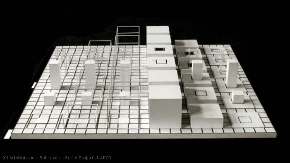 Serial Project #1 Abcd — Sol Lewitt