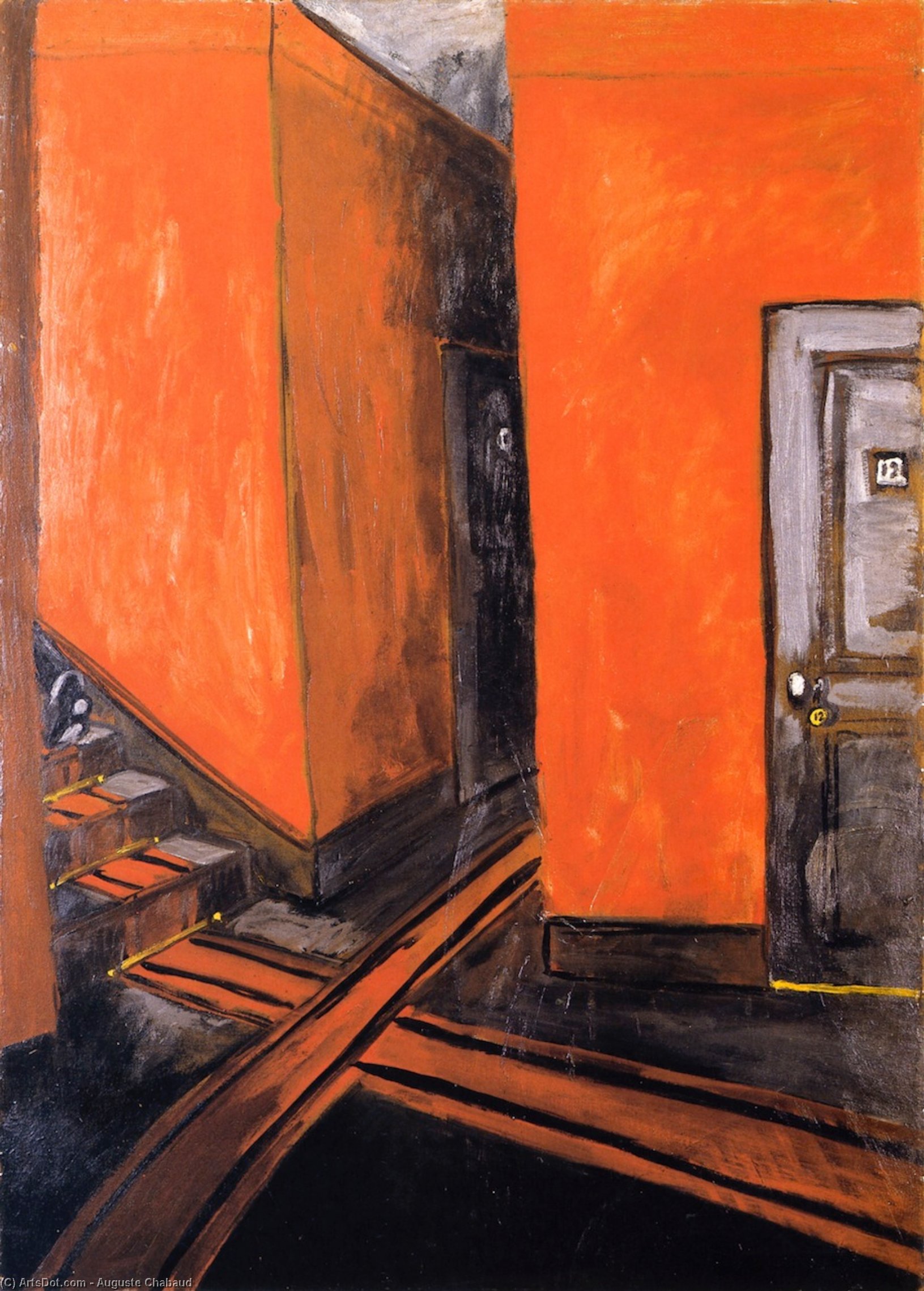 Hotel Corridor — Огюст Шабо