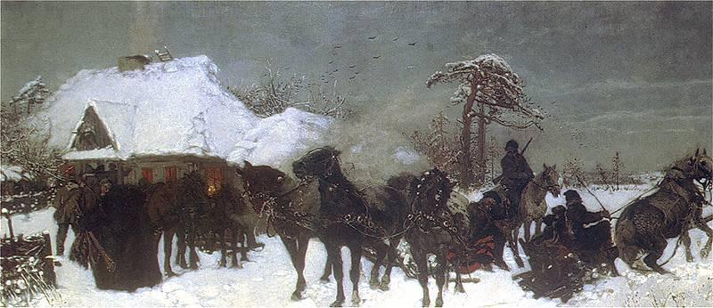 A Convention Of Hunters — Józef Chełmoński