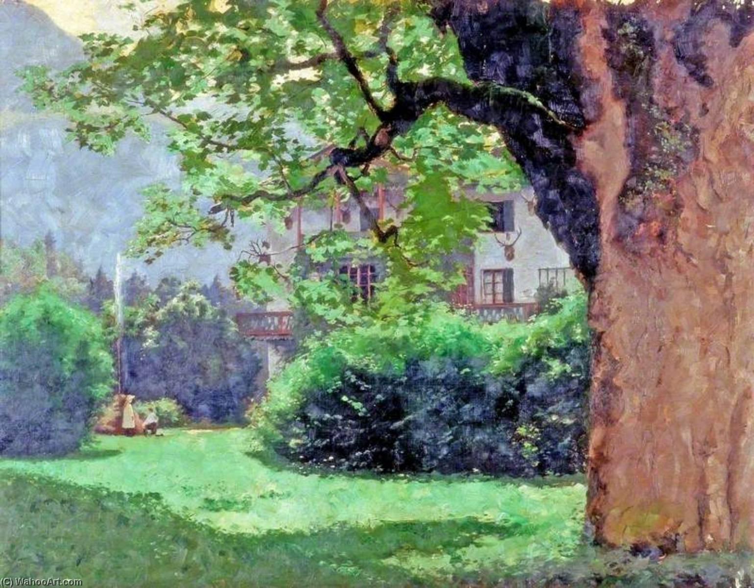 Garden Scene — Henry Straker