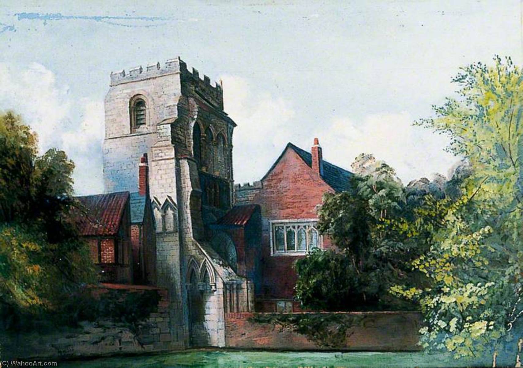 The Tower, Holy Trinity Priory, York — Walter Harvey Brook