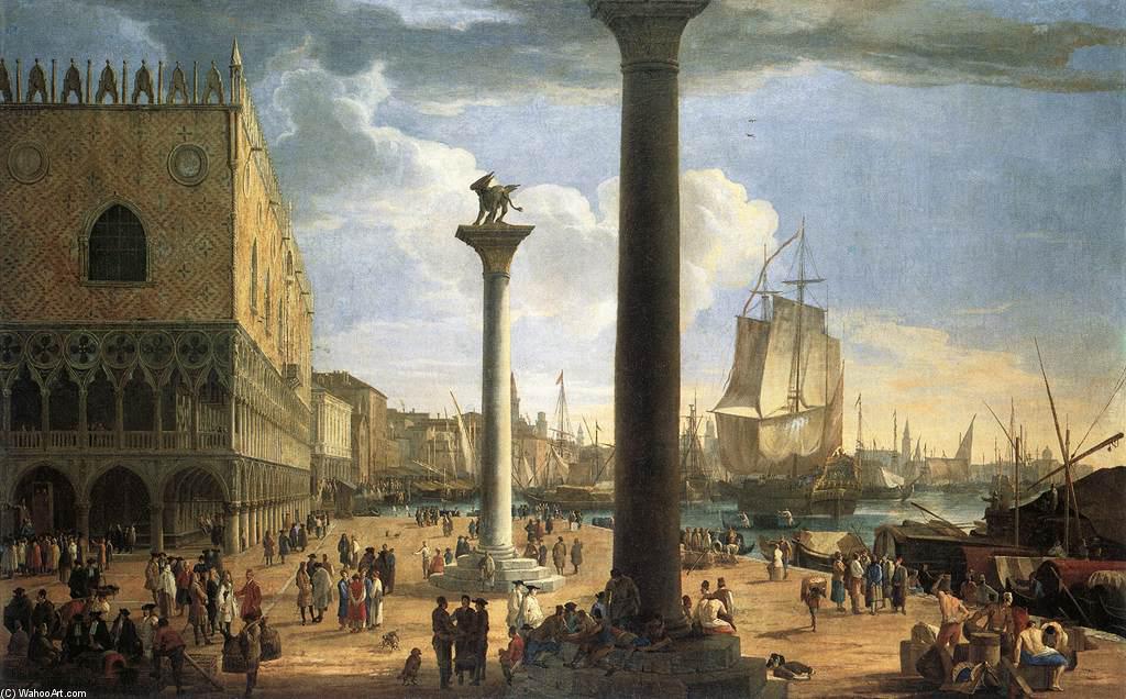 The Molo With The Ducal Palace — Luca Carlevaris