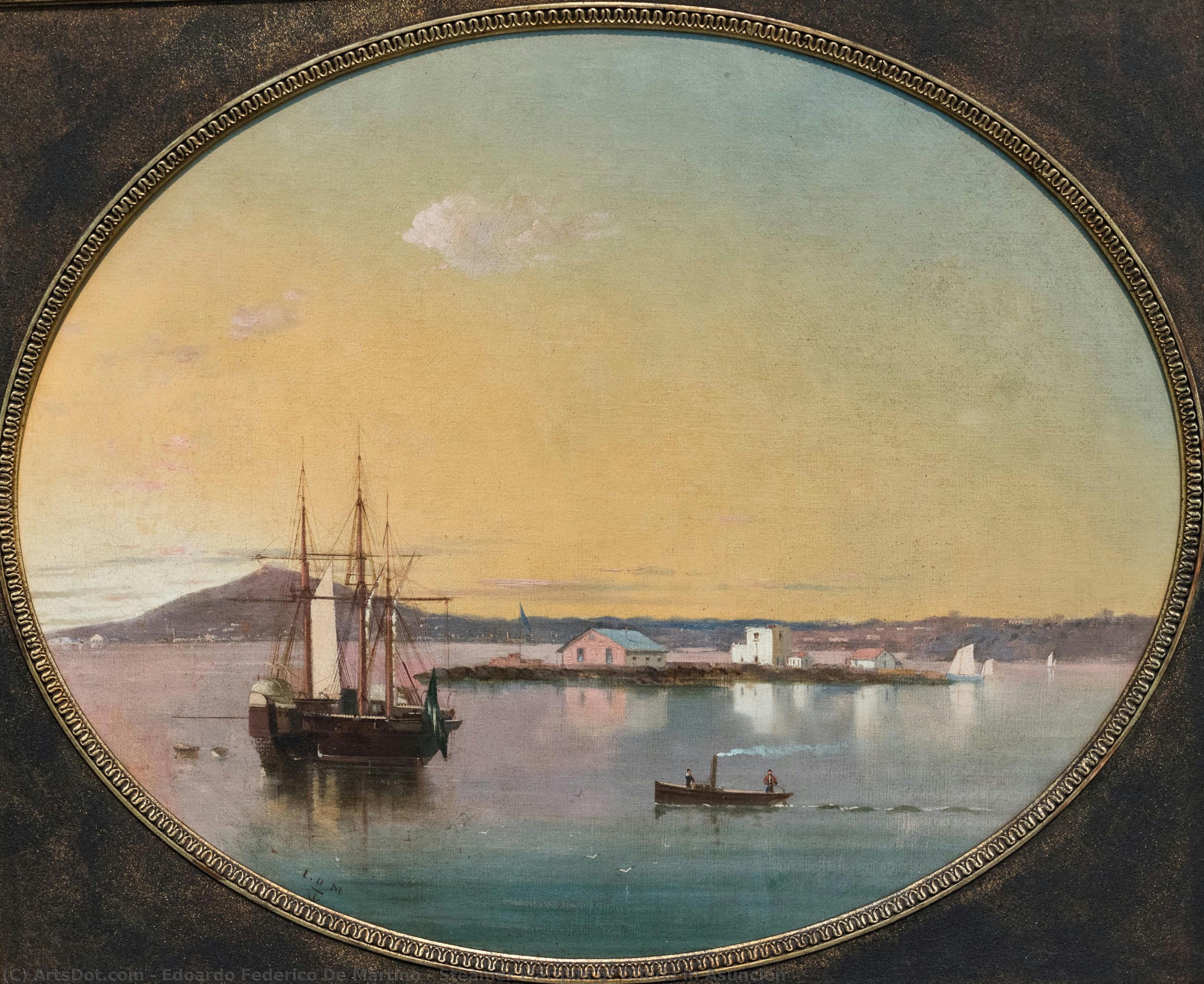 Steamer Marquis Of Olinda In Asunción — Edoardo Federico De Martino