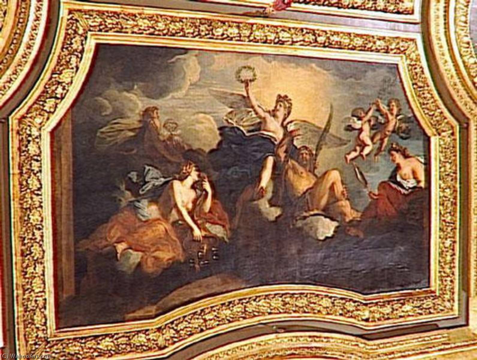 La Victoire Soutenue Par Hercule Et Accompagnee De L'abondance, De La Felicite Et De La Paix — Jean Baptiste Jouvenet