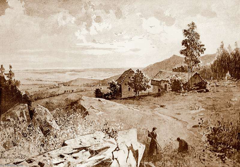 Sedlecka Kotlina, Pohled Od Chysky — Václav Jansa