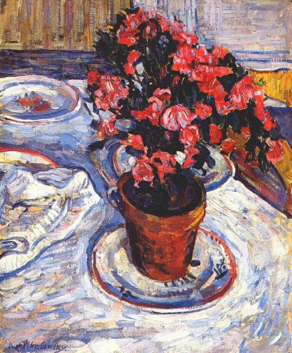 Paris. Azaleas In A Pot. — Pyotr Konchalovsky