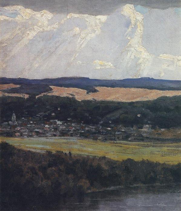 View Of Tarusa From High Oka Bank — Vasily Dmitrievich Polenov