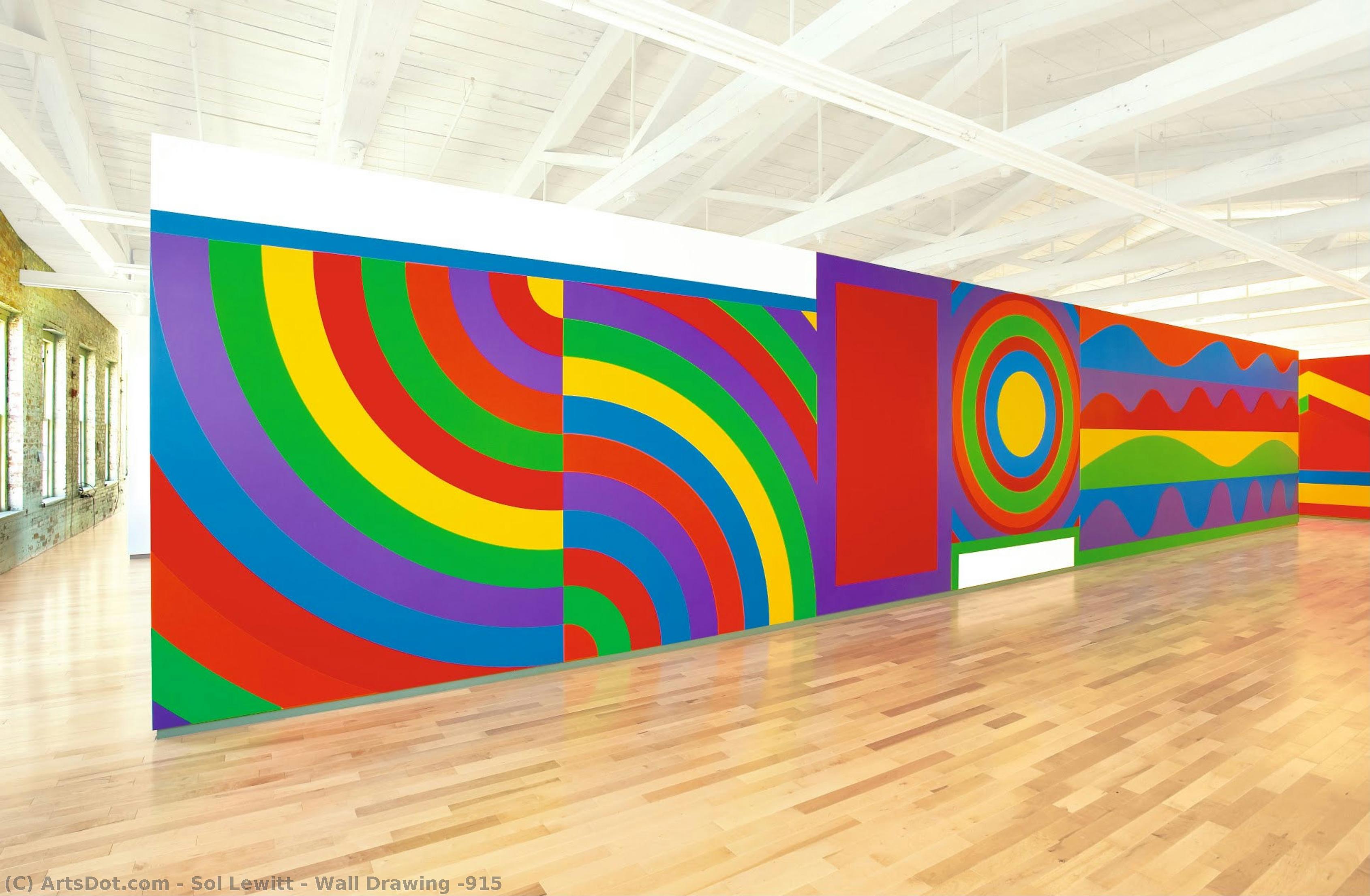 Wall Drawing #915 — Solomon Lewitt