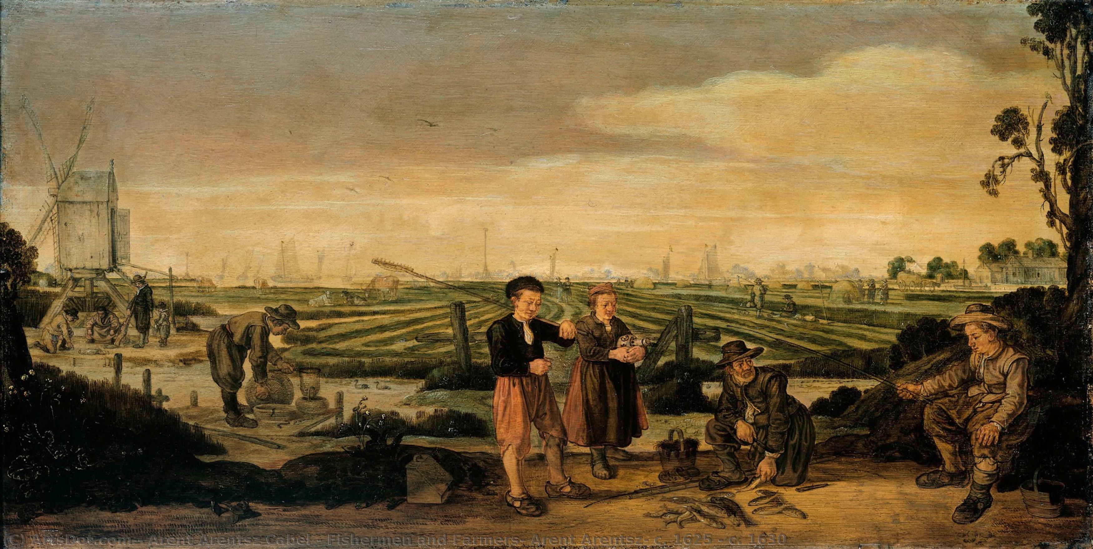 Fishermen And Farmers, Arent Arentsz, C. 1625 - C. 1630 — Arent Arentsz Cabel
