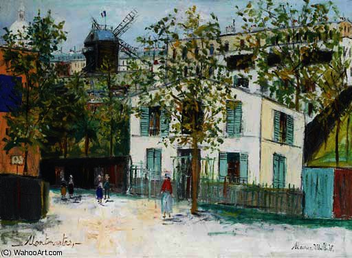The Bush Montmartre — Maurice Utrillo