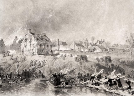The Attack On Fredericksburg — Alonzo Chappel