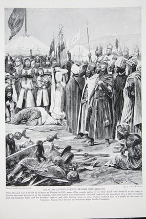 Isaac Of Cyprus Pleads Before Richard — Richard Caton Woodville