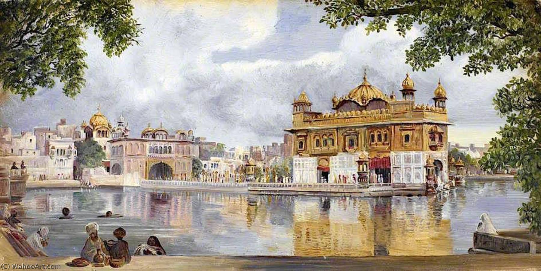 Der Goldene Tempel, Amritsar, Indien. 26. Mai 1878 — Marianne North