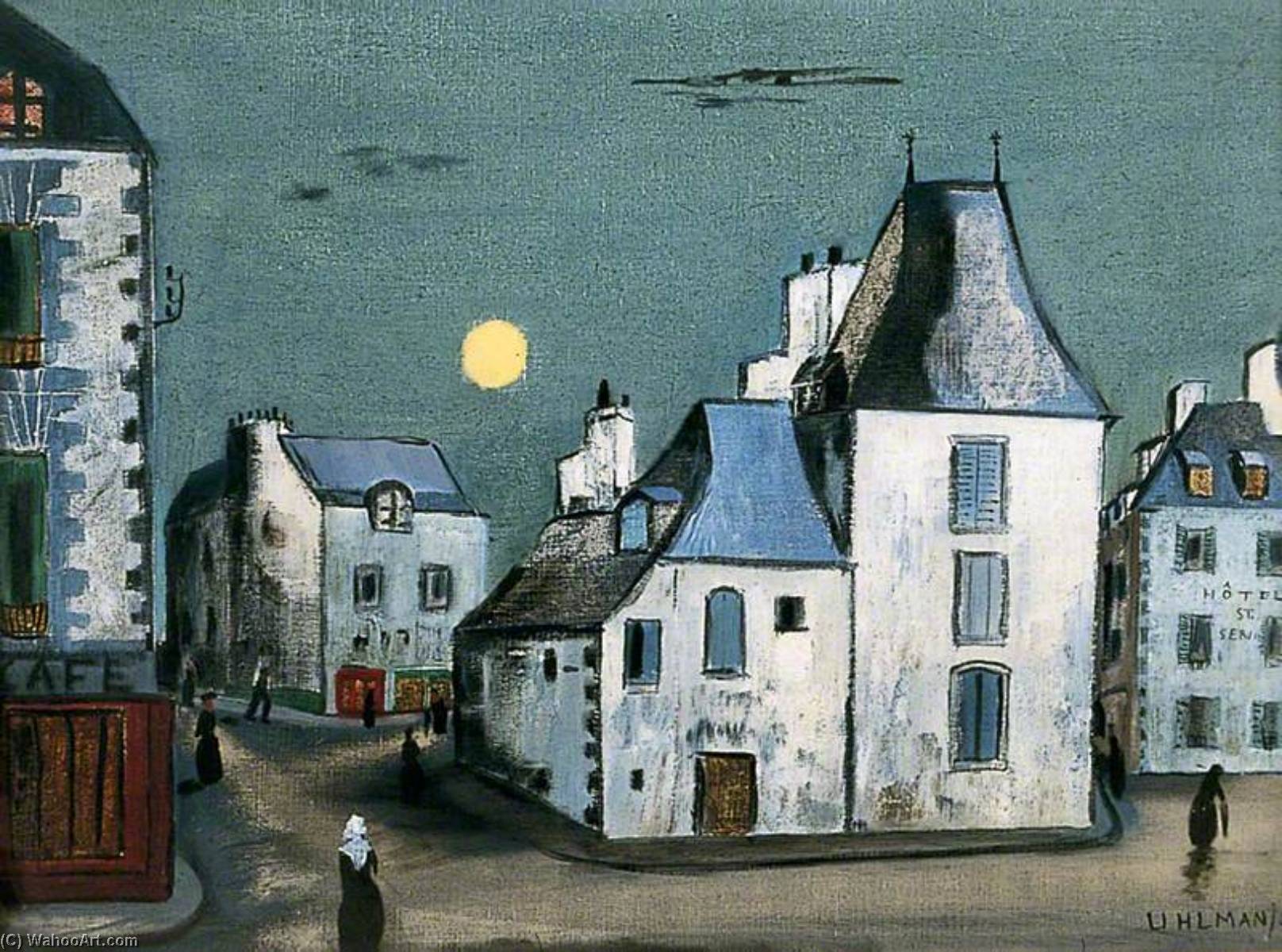 Street Corner In St Servan — Fred Uhlman