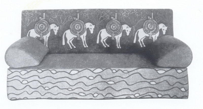 Sketch Of Sofa For Workshop — Nicholas Roerich