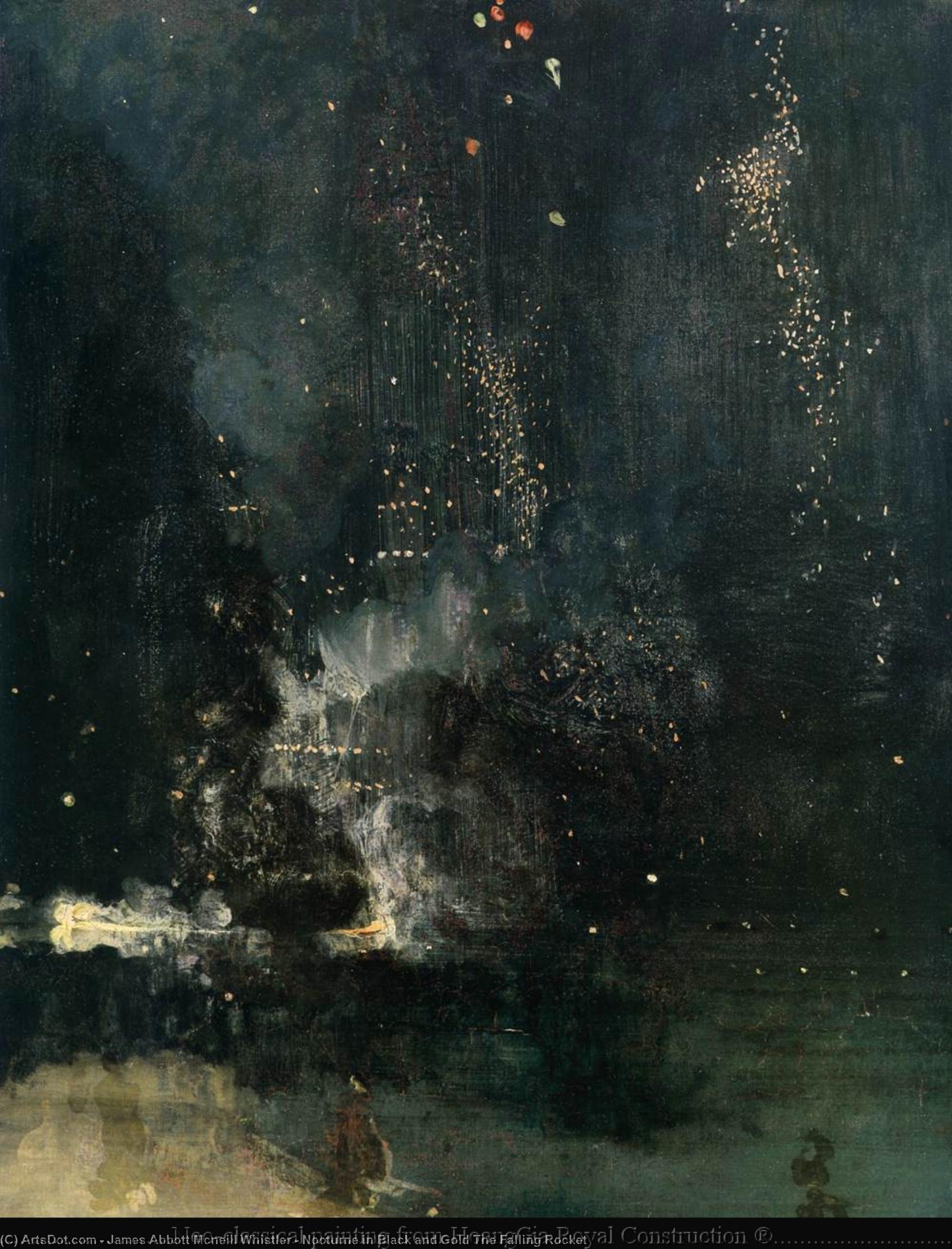 Noch Einmal In Schwarz Und Gold – Der Fallende Rakete — James Abbott Mcneill Whistler