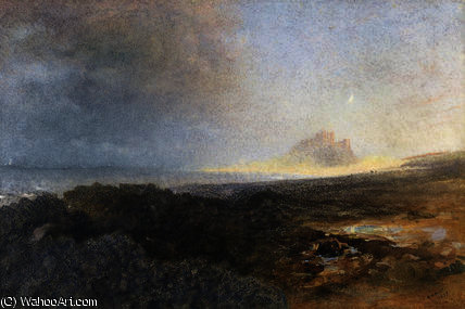 Bamburgh Castle — Alfred William Hunt