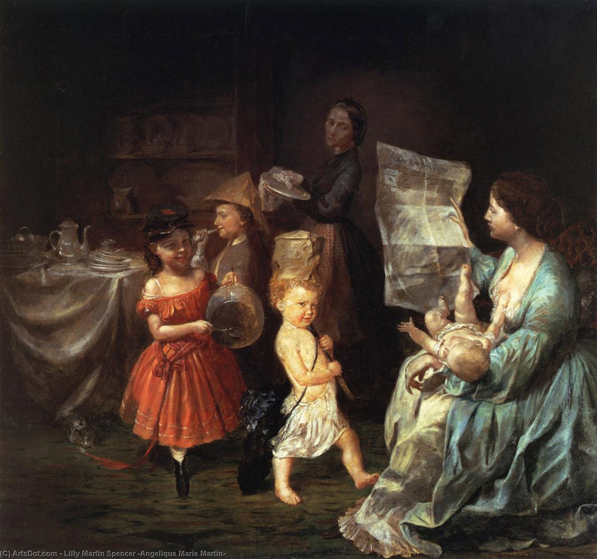 The War Spirit At Home: Celebrating The Battle At Vicksburg — Lilly Martin Spencer