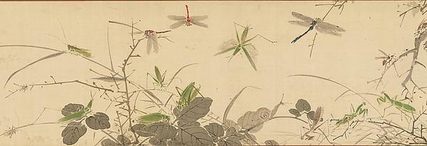 Insects And Grasses — Yamamoto Baiitsu