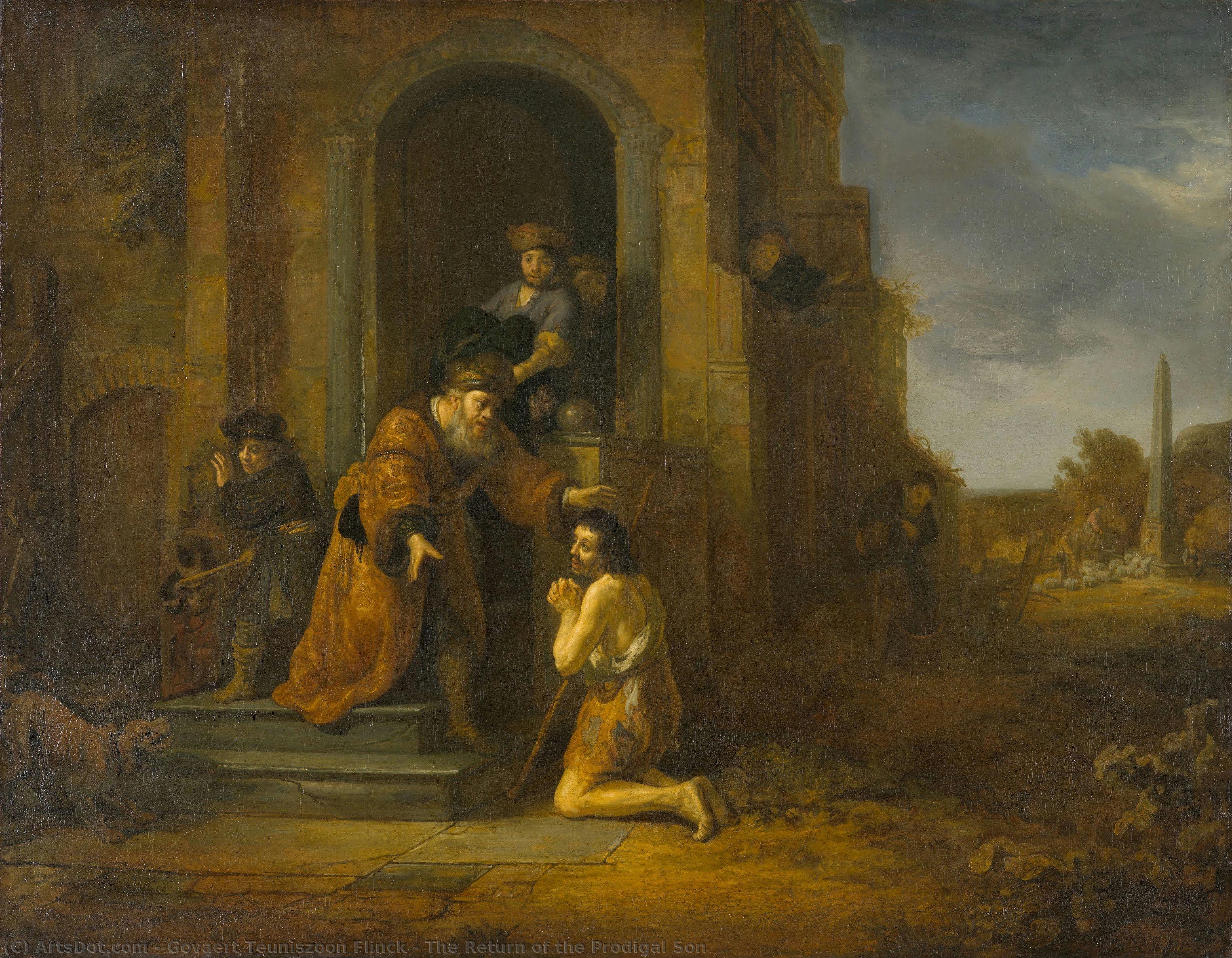 The Return Of The Prodigal Son — Govaert Teuniszoon Flinck
