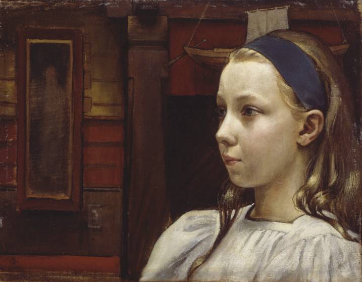 Head Of A Girl, Little Anna — Akseli Gallen-kallela